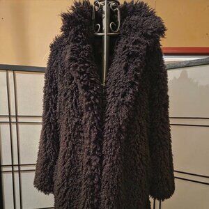 Wild Fable Black Teddy coat Sz XS